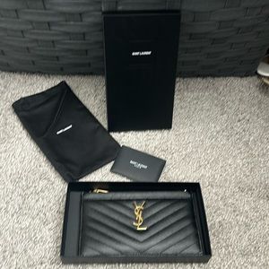 Authentic YSL wallet/ clutch  brand new